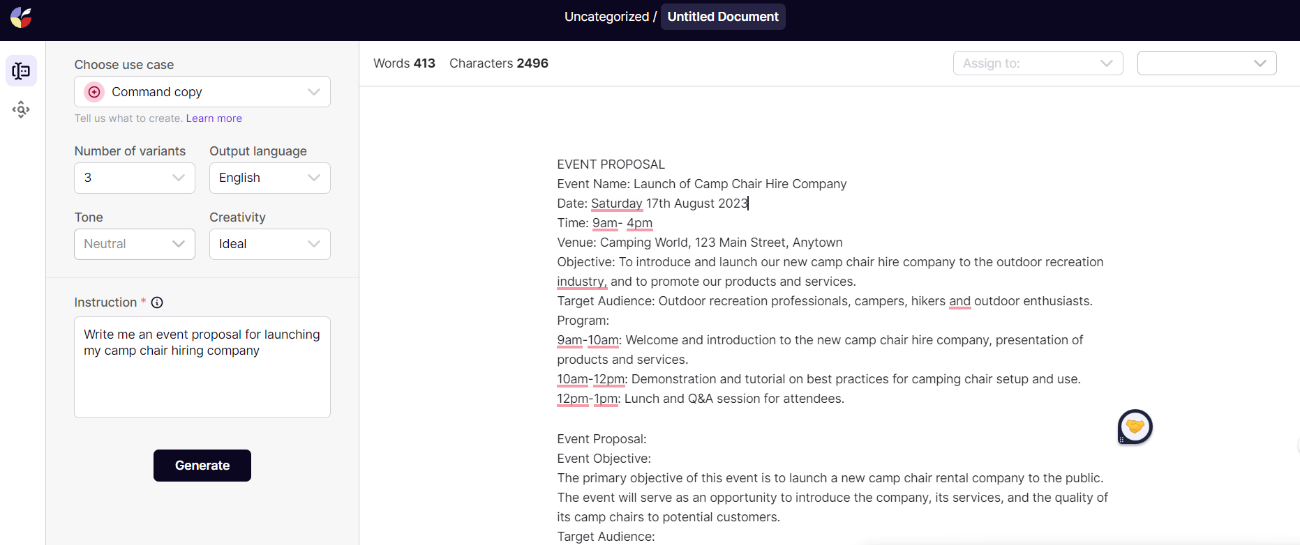R350/month Ai Launch Event Activation Services
