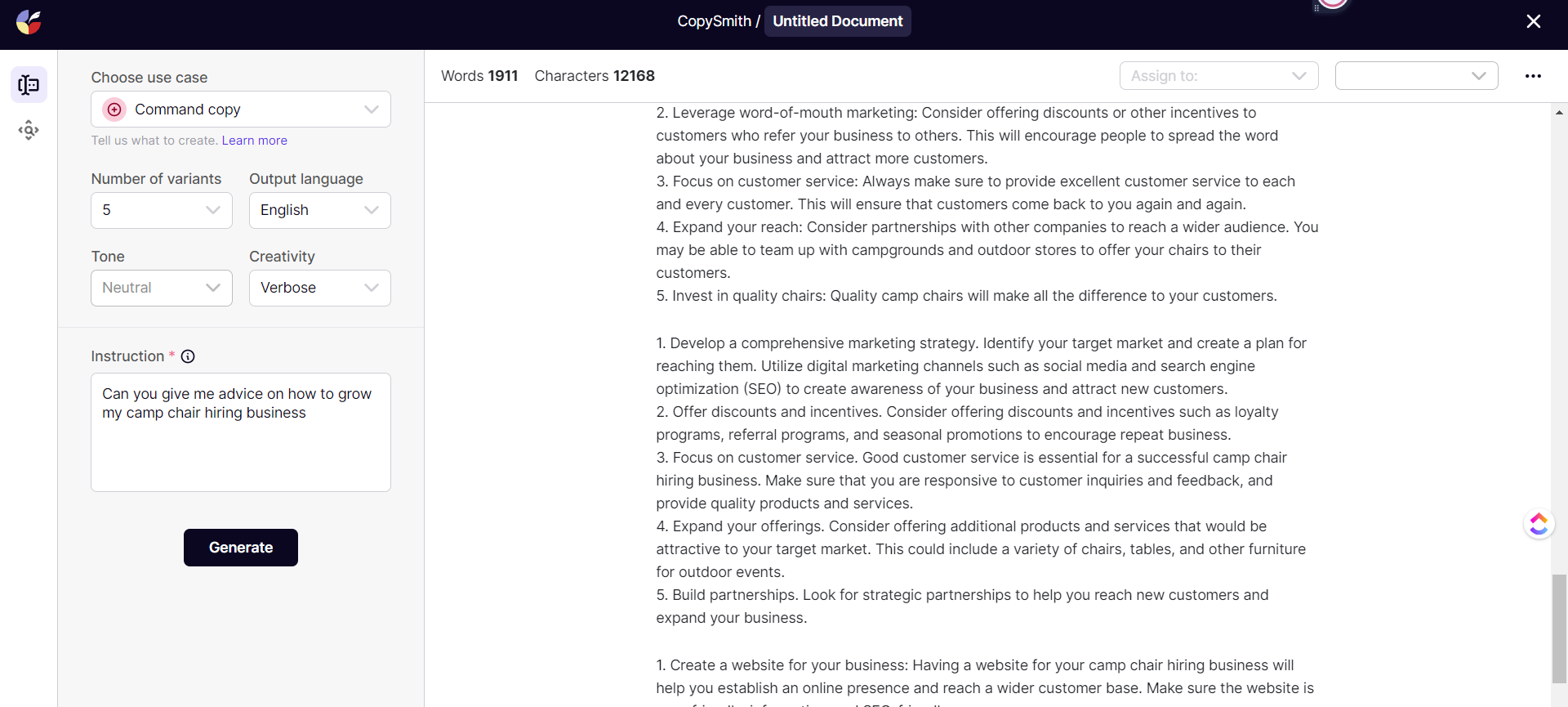 Ai Business Consultation Services